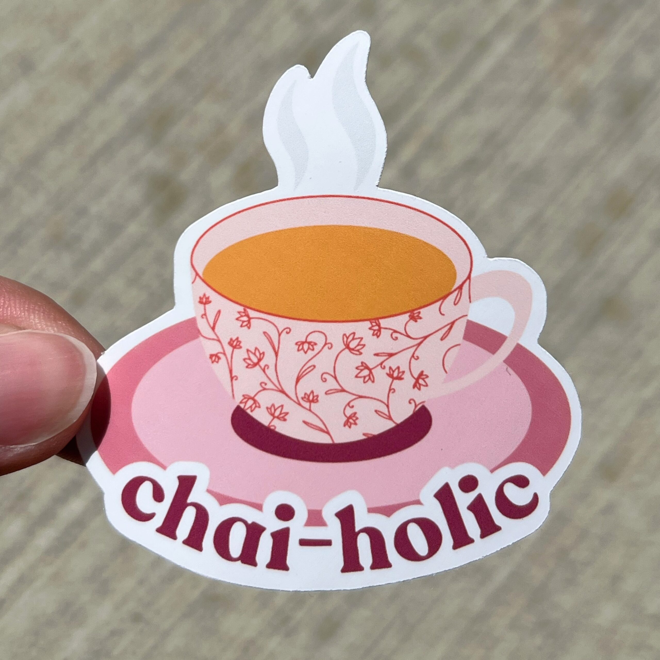 chaiholic sticker | chai sticker chaiholic sticker | chai sticker