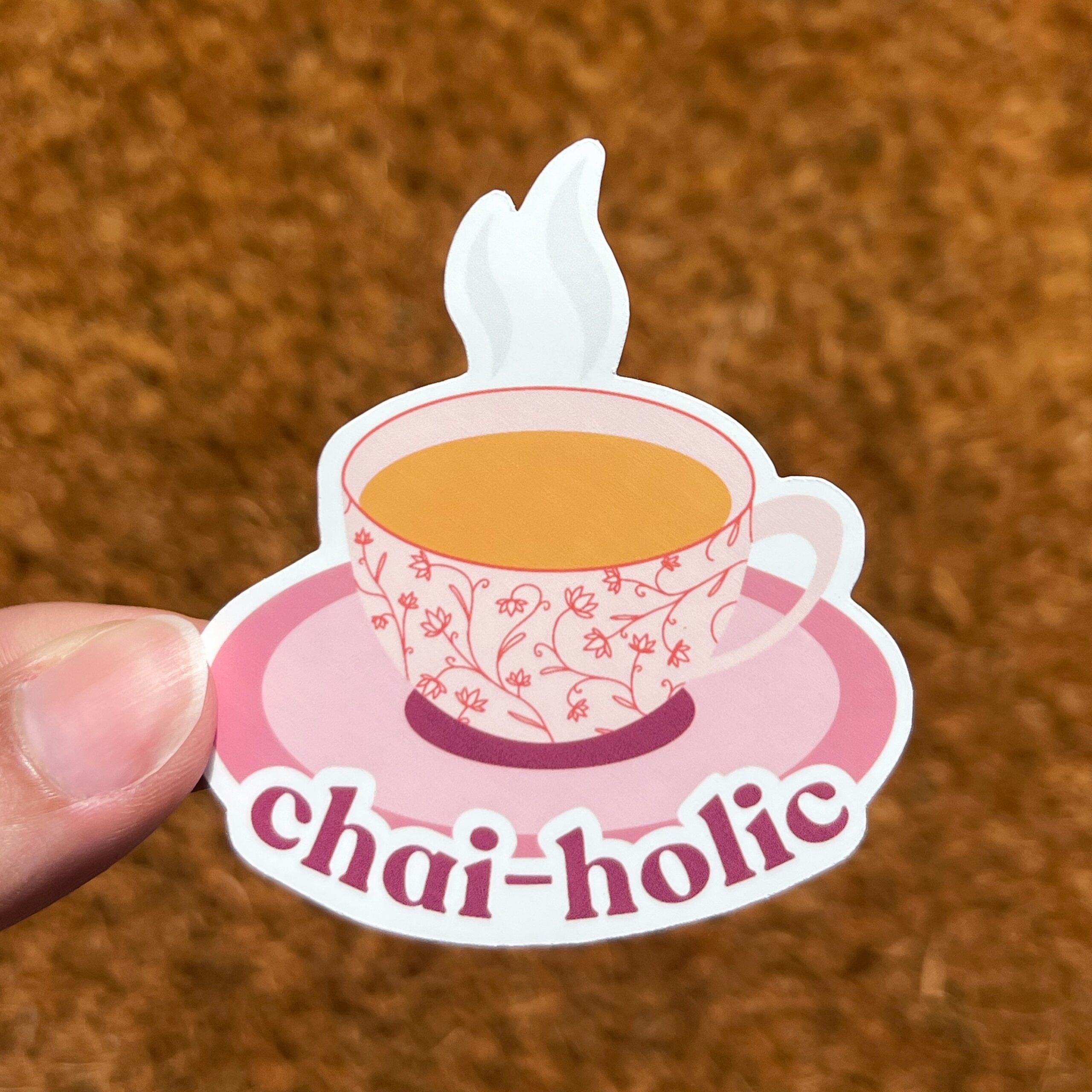 chaiholic sticker | chai sticker chaiholic sticker | chai sticker